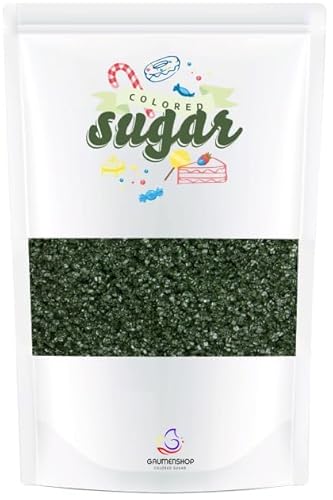 Bunter Zucker Grün Dunkelgrün 100g Dekorzucker von gaumenshop