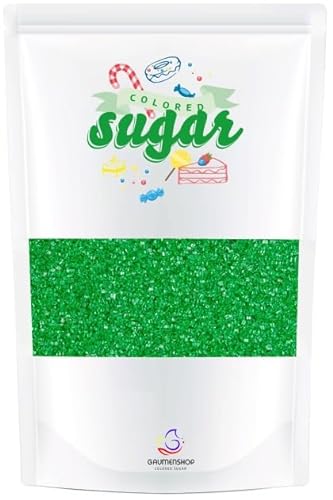 Bunter Zucker Grün Froschgrün 100g Dekorzucker von gaumenshop