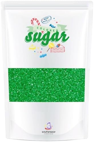 Bunter Zucker Grün Froschgrün 100g Dekorzucker von gaumenshop
