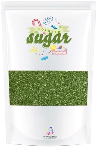 Bunter Zucker Grün Moosgrün 100g Dekorzucker von gaumenshop