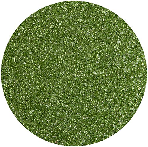 Bunter Zucker Grün Moosgrün 1KG Dekorzucker von gaumenshop