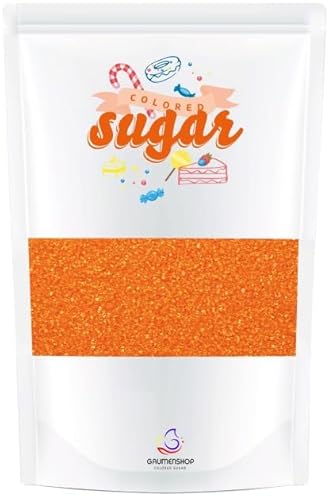 Bunter Zucker Orange 100g Dekorzucker Bunter Zucker Orange 100g Dekorzucker von gaumenshop