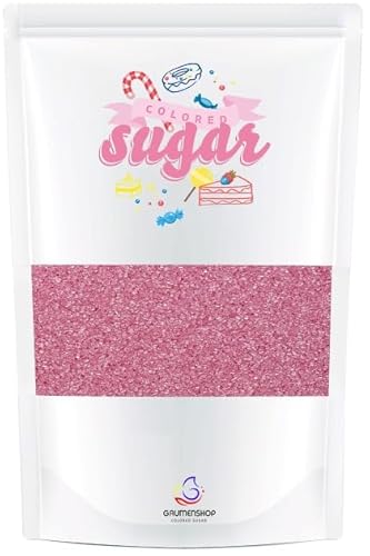 Bunter Zucker Rosa 100g Dekorzucker Bunter Zucker Rosa 100g Dekorzucker von gaumenshop