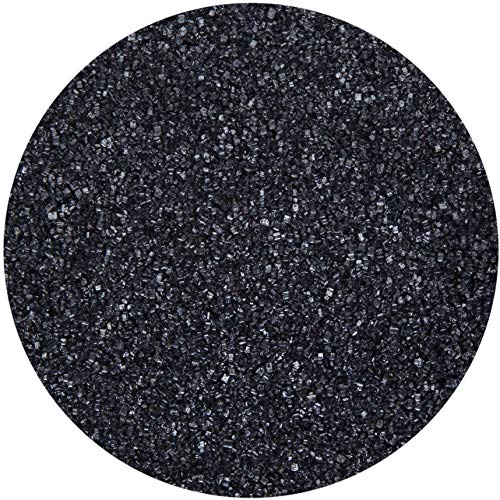 bunter Farb - Zucker Schwarz 500g Dekorzucker Glitzerzucker Streudekor Zuckerwatte bunter Farb - Zucker Schwarz 500g Dekorzucker Glitzerzucker Streudekor Zuckerwatte von gaumenshop
