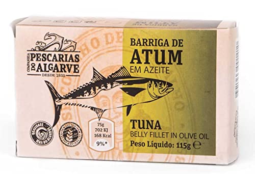 Companhia de Pescarias do Algarve - Weißer Thunfischbauch – Ventresca in Olivenöl - 5er Pack (5 x 120 gr) von generic