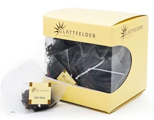 Glattfelder St. Moritz, Schweiz - Earl Grey Schwarztee - 2 x 15 Teebeutel (30 Pyramide Teebeutel) von generic