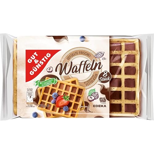 Gut & Günstg, Frischei Schokowaffeln, 8 Stück, 272g Gut & Günstg, Frischei Schokowaffeln, 8 Stück, 272g von generic