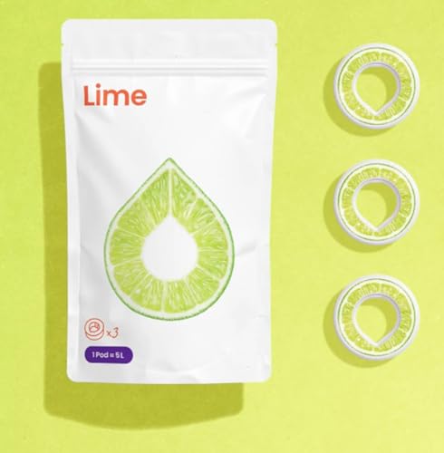 3 x Air Up Pod Original Duft Pods mit Limetten Geschmack, Zubehör für Trinkflasche, aromatisierte Pads, 0 Kalorien, kein Zucker, natürliche Aromen (Limette) von generisch