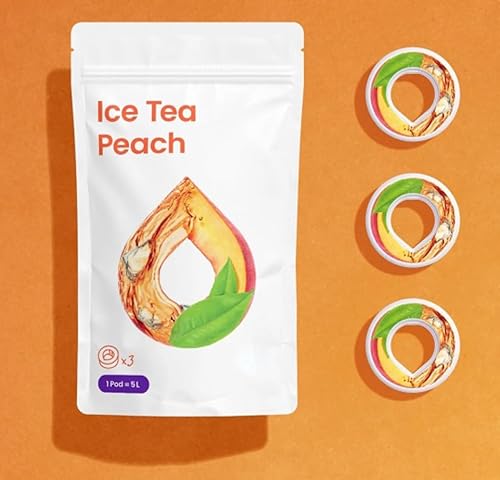 3 x Air Up Pod Original Duft Pods Pfirsich Eistee-Geschmack, Zubehör für Trinkflasche, aromatisierte Pads, 0 Kalorien, kein Zucker (Pfirsich Eistee) von generisch