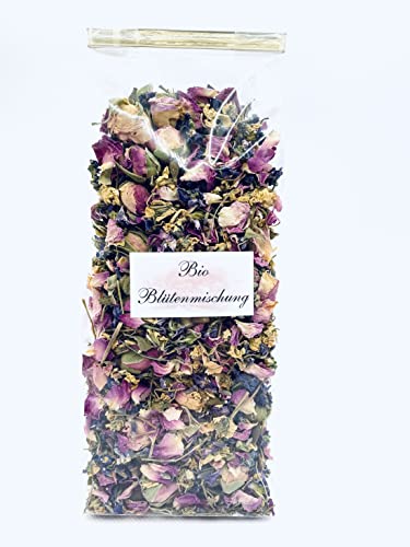 BIO - Blüten Mischung - Blütenmix - Rosenblüten, Veilchenblüten, Lavendelblüten, Rosenknospen 50 g von generisch