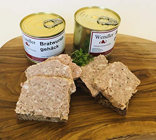 Bratwurstgehäck hausgemacht in der Dose (190gr) von GREAT BRITISH TRADING LIMITED