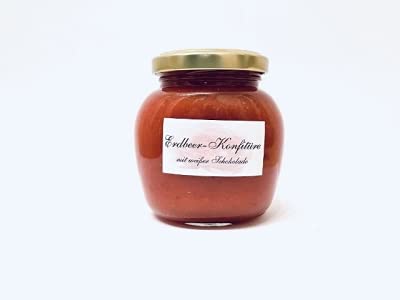 Erdbeeren Konfitüre mit weißer Schokolade 250 g - handgemacht - Erdbeeren Konfitüre mit weißer Schokolade 250 g - handgemacht - von generisch