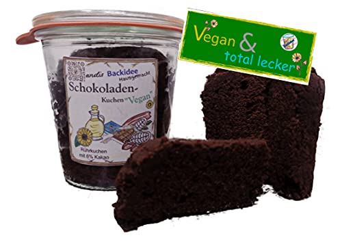 Kuchen im Glas "Schokolade Vegan" im Original WECK-Glas mit 140g Inhalt von generisch