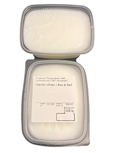 Rinderfett raffiniert/Blanc de Boeuf/Ochsenweiß (200g) aus der fränkischen Handwerksmetzgerei Rinderfett raffiniert/Blanc de Boeuf/Ochsenweiß (200g) aus der fränkischen Handwerksmetzgerei von generisch