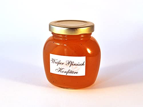 Weißer Pfirsich Konfitüre- 250 g - handgemacht - Weißer Pfirsich Konfitüre- 250 g - handgemacht - von generisch