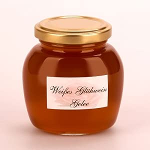 Weißes Glühwein Gelee 250 g - handgemacht - Weißes Glühwein Gelee 250 g - handgemacht - von generisch