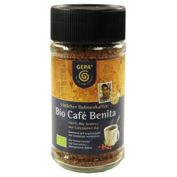Instant-Kaffee Café Benita von lateinamerikanischen Kleinbauern Instant-Kaffee Café Benita von lateinamerikanischen Kleinbauern von gepa