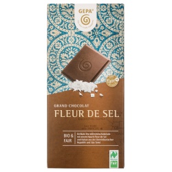 Vollmilchschokolade mit Fleur de Sel von gepa