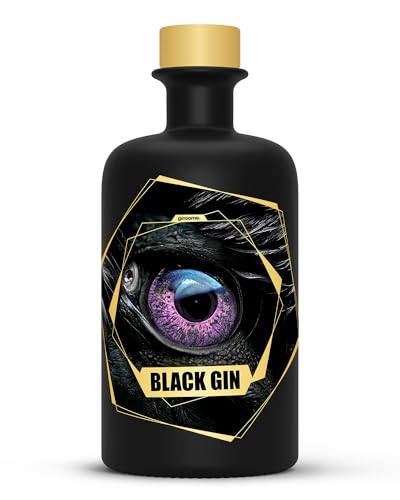 ginsome. Black Gin (Special Edition) | Fruchtig & Mystisch im Geschmack | Hochwertiger Schwarzer Gin aus Deutschland | 42% Vol. (1 x 0.5 l) von ginsome