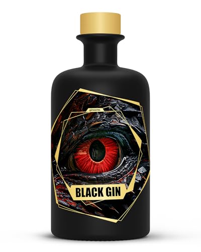 ginsome. Black Gin (Special Edition/Red) | Fruchtig & Mystisch | Hochwertiger Schwarzer Gin aus Deutschland | 42% Vol. (1 x 0.5 l) von ginsome
