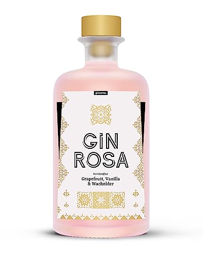 ginsome. Gin Rosa (Special Edition) | Grapefruit, Vanille und Wacholder | Fruchtig & Sanft im Geschmack | Hochwertiger Gin aus Deutschland | 42% Vol. (1 x 0.5 l) von ginsome