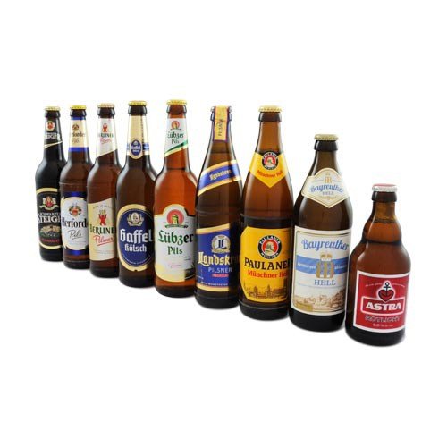 Deutsche Bierspezialitäten - Probierpaket (9 Flaschen / 4,33 l / 6% vol.) von gourmeo24.com