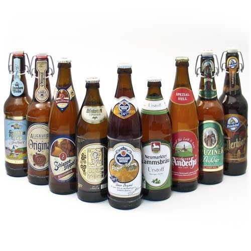 Probierpaket 'Bayerische Bierspezialitäten' (9 Flaschen / 5,4% vol.) von gourmeo24.com