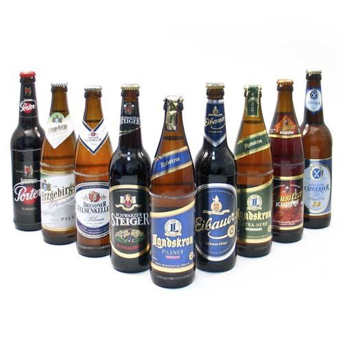 Probierpaket 'Sächsische Biere' (9 Flaschen / 5,4% vol.) von gourmeo24.com