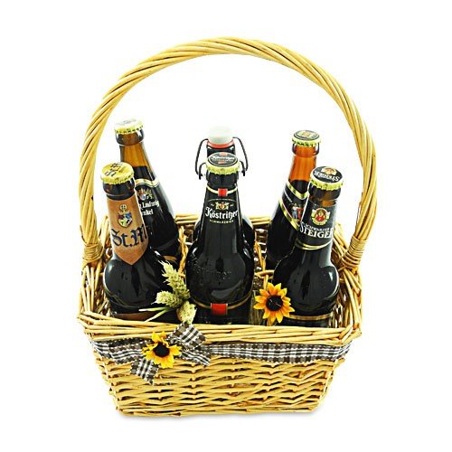 Sechser Bierkorb 'Dunkles Bier' Sechser Bierkorb 'Dunkles Bier' von gourmeo24.com