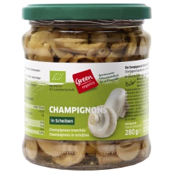 Champignons im Glas von green