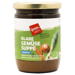 Klare Gemüsesuppe von green