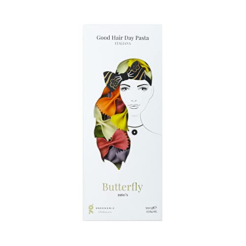 Greenomic | Good Hair Day Pasta | Farfallone Butterfly | aus Umbrien | nach traditionellem Bronzeverfahren gefertigt | im einzigartigen Produktdesign | 500g (Butterfly) von greenomic