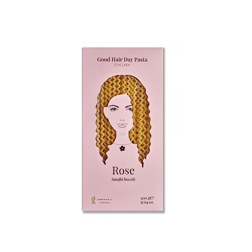 Greenomic Good Hair Day Pasta Fusilli Rose lunghi bucati (500g) von greenomic