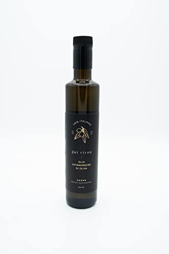 gui vivon - Italienisches Hochland Olivenöl - Natives Olivenöl Extra aus Kampanien - traditionelle Handernte - Kaltextraktion am Tag der Ernte - Elegante Flasche aus Glas mit Ausgießer - 500 ml von gui vivon