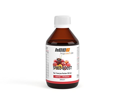 SpeedBoost - zuckerfreies Getränkekonzentrat | Eistee-Pfirsich (250 ml) von hCGC