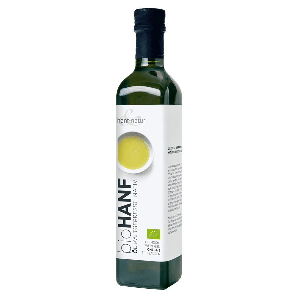 Bio Speisehanföl Bio Speisehanföl von hanf natur