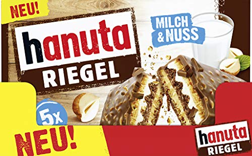 Hanuta Riegel 5er Multipack, 4er Pack (4 x 172,5g) von hanuta Riegel