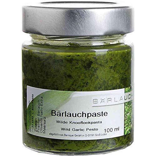 Bärlauchpaste mit frischen Kräutern Vegan hausgemacht BARRIQUE-Feine Manufaktur Deutschland 90mlGlas von hausgemacht BARRIQUE-Feine Manufaktur