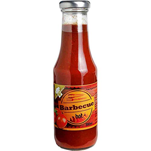 Barbecue-Sauce hot Grillsauce scharf hausgemacht BARRIQUE-Feine Manufaktur Deutschland 300ml-Fl von hausgemacht BARRIQUE-Feine Manufaktur