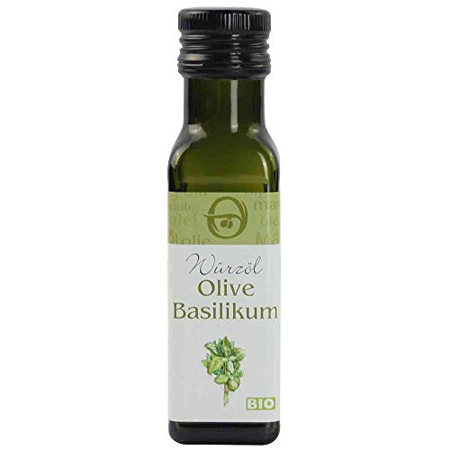 Öl Olive-Basilikum Würz-Öl Olive-Basilikum Würzöl Vegan hausgemacht BARRIQUE-Feine Manufaktur Deutschland 100ml-Fl von hausgemacht BARRIQUE-Feine Manufaktur