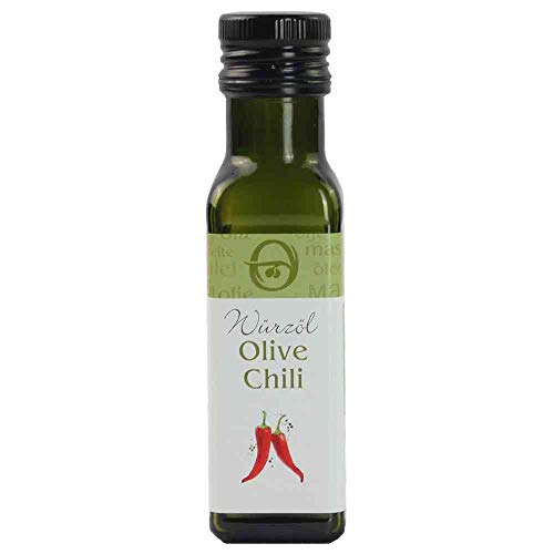 Öl Olive-Chili Würz-Öl Olive-Chili Würzöl Vegan hausgemacht BARRIQUE-Feine Manufaktur Deutschland 100ml-Fl von hausgemacht BARRIQUE-Feine Manufaktur