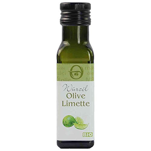 Öl Olive-Limette Würz-Öl Limette Olive-Würzöl Vegan hausgemacht BARRIQUE-Feine Manufaktur Deutschland 100ml-Fl von hausgemacht BARRIQUE-Feine Manufaktur