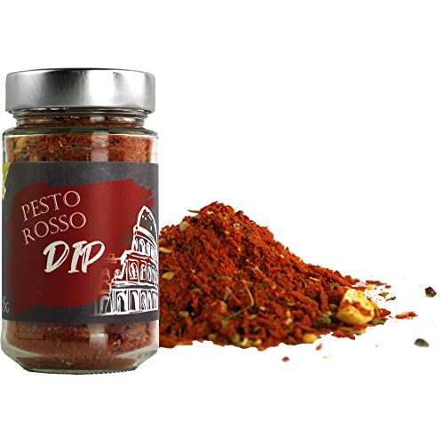 Pesto Rosso Dip Pesto-Mischung z.Anrühren Vegan hausgemacht BARRIQUE-Feine Manufaktur Deutschland 105g-Glas von Barrique