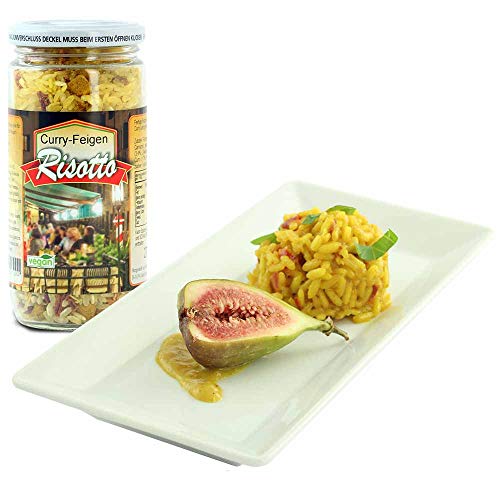 Risotto 'Curry-Feige' Risottomischung Vegan hausgemacht BARRIQUE-Feine Manufaktur Deutschland 270g-Glas von hausgemacht BARRIQUE-Feine Manufaktur