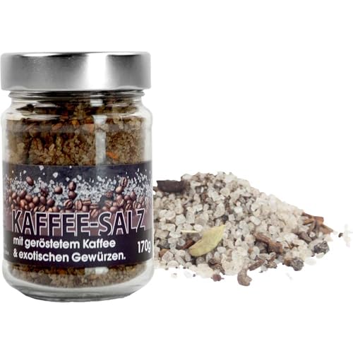 Salz Kaffee-Salz in Nachfüllglas Vegan hausgemacht BARRIQUE-Feine Manufaktur Deutschland 170g-Glas Salz Kaffee-Salz in Nachfüllglas Vegan hausgemacht BARRIQUE-Feine Manufaktur Deutschland 170g-Glas von hausgemacht BARRIQUE-Feine Manufaktur