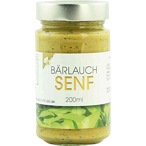 Senf Bärlauch-Senf Senf m.frischem Bärlauch Vegan hausgemacht BARRIQUE-Feine Manufaktur Deutschland 200mlGlas von hausgemacht BARRIQUE-Feine Manufaktur