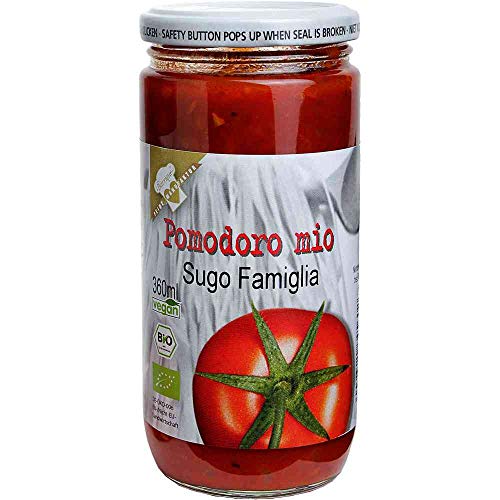 Sugo pomodoro della famiglia Tomatensauce Familie Vegan hausgemacht BARRIQUE-Feine Manufaktur Deutschland 360mlGlas von hausgemacht BARRIQUE-Feine Manufaktur