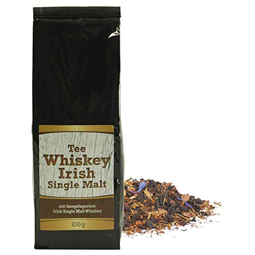 Tee schwarz Irish-Malt-Whiskey Schwarztee-Mischung Vegan hausgemacht BARRIQUE-Feine Manufaktur Deutschland 100g-Pack von hausgemacht BARRIQUE-Feine Manufaktur