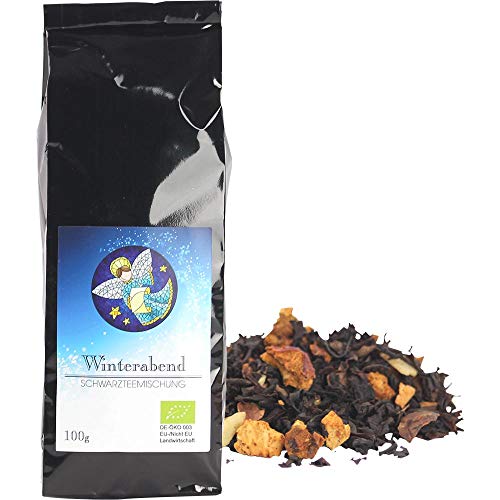 Tee schwarz 'Winterabend' Schwarztee-Mischung Vegan hausgemacht BARRIQUE-Feine Manufaktur Deutschland 100g-Pack von hausgemacht BARRIQUE-Feine Manufaktur