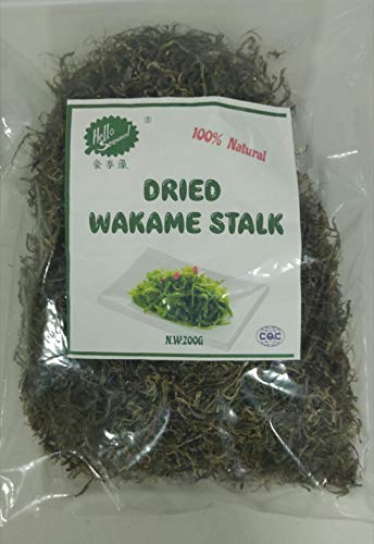 Dried Wakame Stalk For Salat 200g (Pack of 1) von Hello Seaweed